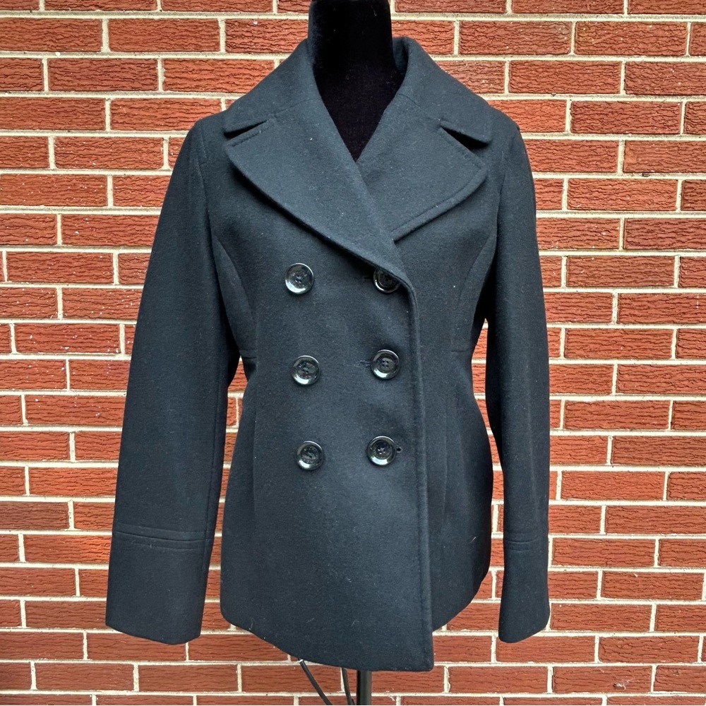 MICHAEL Michael Kors 60% Wool Button Pea Coat